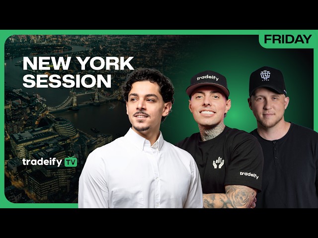 NEW YORK SESSION LIVE!!! | Tradeify TV | FRIDAY 10/16/26