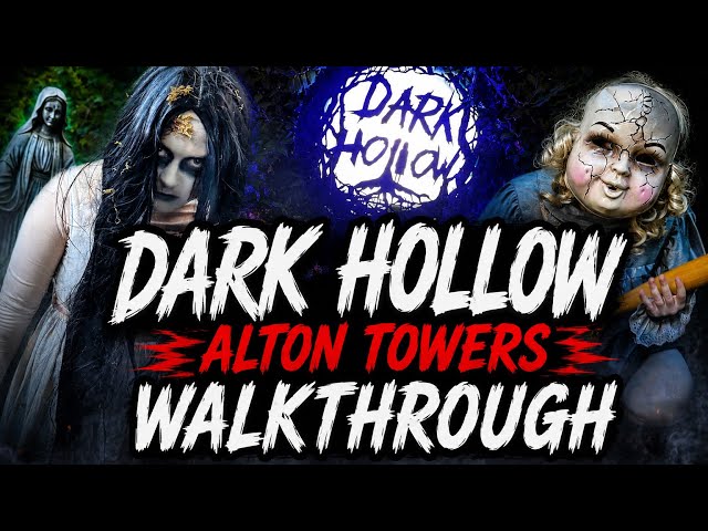 DARK HOLLOW at Alton Towers! 😱 FULL Scare Zone Walkthrough