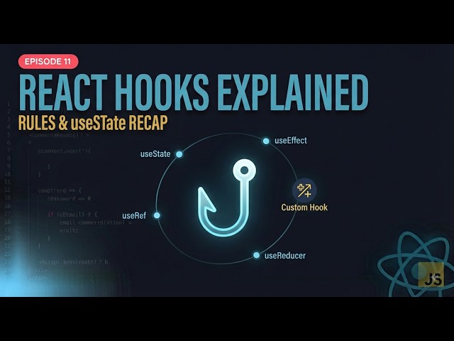 React Hooks Explained: Rules & useState Recap | Episode 11 | 2026