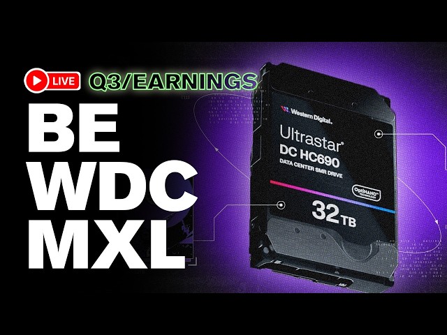 [LIVE] NASDAQ DOWN 3% – Bloom Energy & Western Digital – Q3 Earnings