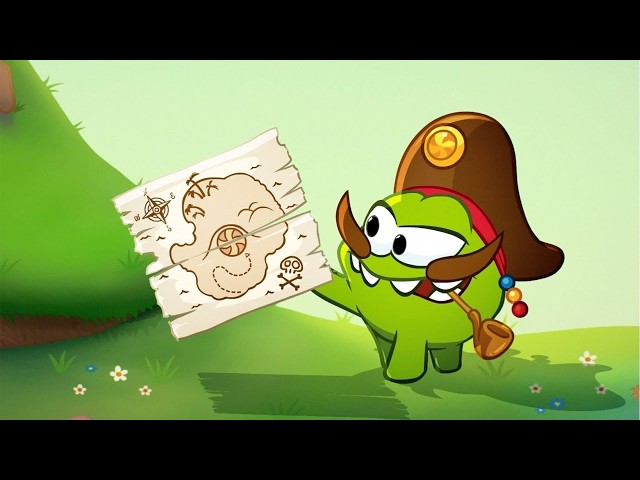 Om Nom the Pirate! 🏴‍☠️ In Search of Hidden Candy 🍬 | Cartoons for Kids