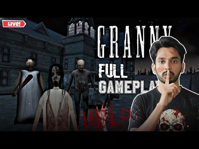 GRANNY HORROR LIVE ☠️ ESCAPE IF YOU CAN | SCARY GAMEPLAY