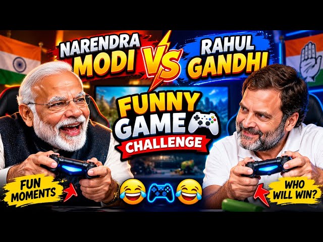 Narendra Modi 😂 vs Rahul Gandhi 🤣 | Funny Game voting Challenge 🎮🔥 who was winner #shorts #live