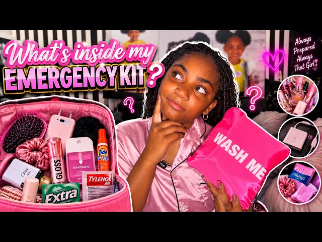 Whats INSIDE My EMERGENCY KIT? 💕