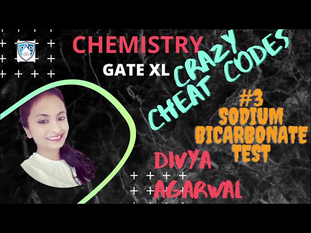 GATE-Lifescience | Chemistry | Crazy Cheat Code | Part-3 | Divya Agarwal | SLA | GATE |