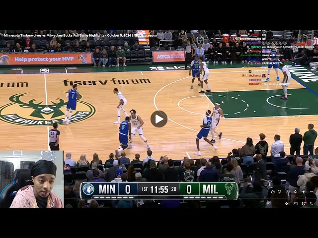 FlightReacts To TIMBERWOLVES at BUCKS | NBA PRESEASON FULL GAME HIGHLIGHTS | October 5, 2026!