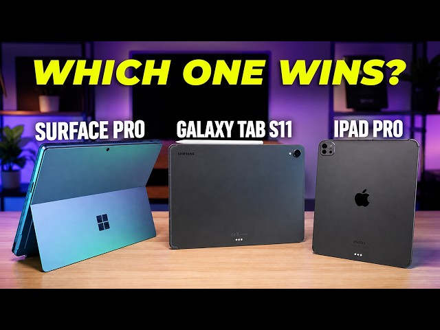 iPad vs Samsung Galaxy Tab vs Surface Pro — какой планшет действительно заменит ноутбук?