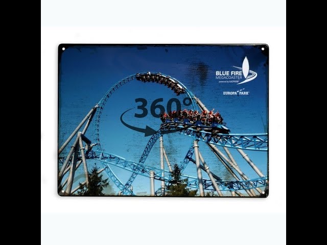 Blue Fire Megacoaster  Europa Park VR 360 Grad Virtual Reality