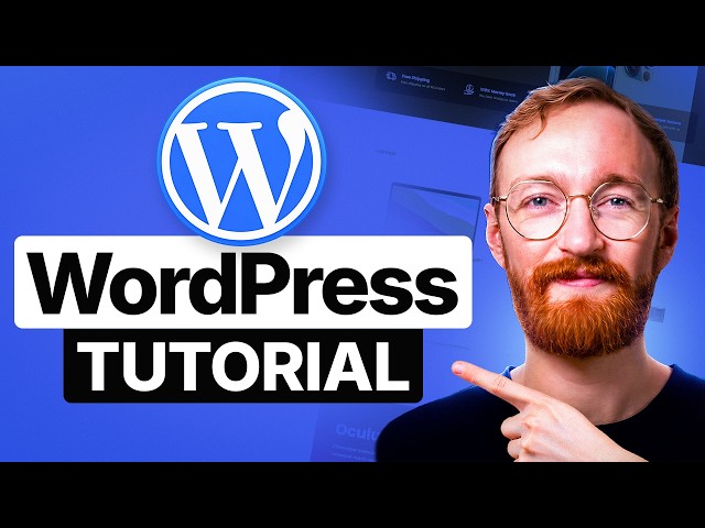 WordPress Tutorial for Beginners 2026 - Full Step-by-Step Walkthrough