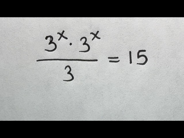 Solve for x in this nice Algebra equation | Math Olympiad Mathematics