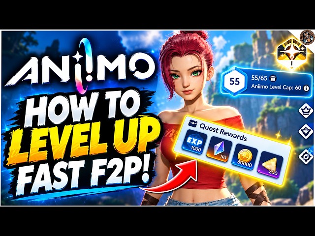 How to Level up Fast in Aniimo ~EASILY GET LEVEL 55+ AS F2P!~