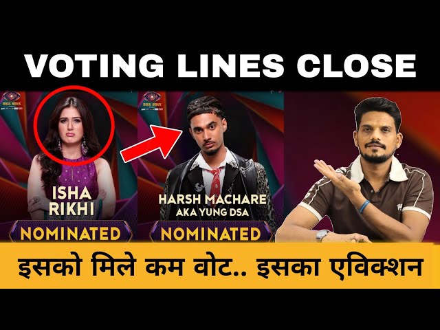 Final Voting Trend | Yung DSA, Isha Rikhi Who Gets Evicted? Bigg Boss 20 Big Update