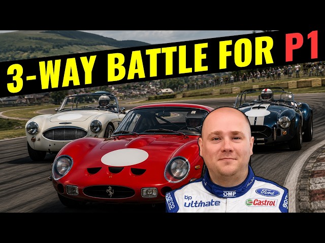 Epic 3-Way Battle for Victory! rFactor 2 Online, Ferrari 250 GTO,  Clermont-Ferrand '65 | Highlights
