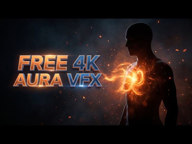 Human Energy & Mystical Aura VFX  Free 4K Stock Footage