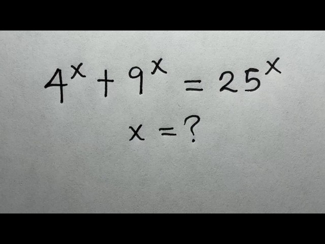 Solve for x in this nice Algebra equation | Math Olympiad Mathematics