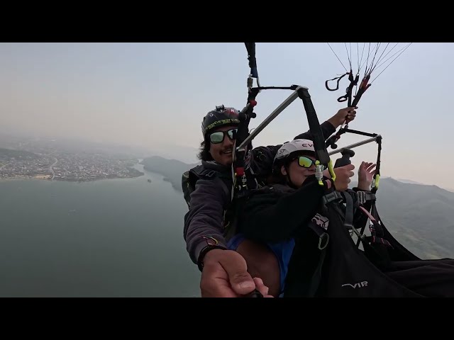 Paragliding In Pokhara Acro Flying WingOver To Dymamic Stall