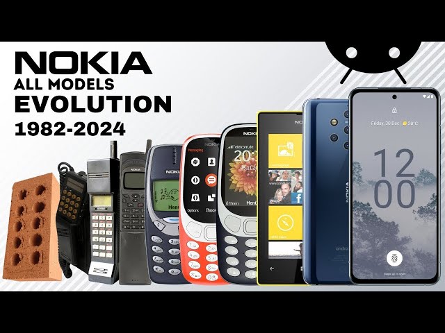 Evolution Nokia All Models From 1982 to 2024 | History of Nokia