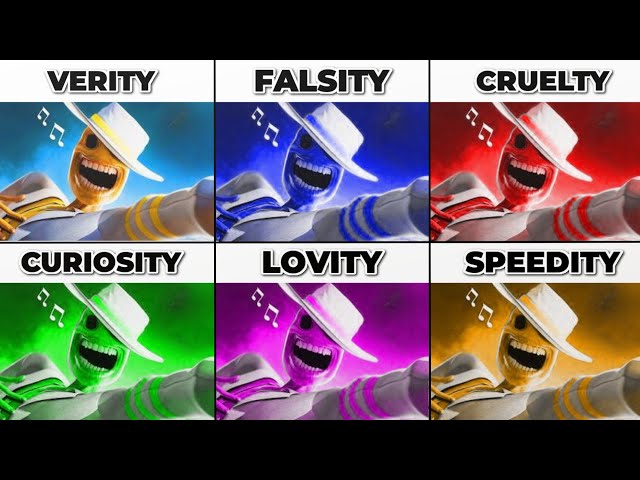 Lord Verity Original vs Lord Variantity (Falsity, Cruelty, Speedity, Curiosity, Lovity) 