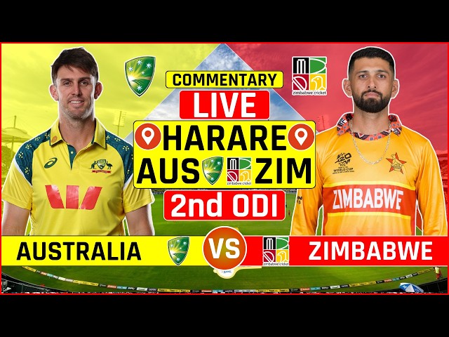 Australia vs Zimbabwe 2nd ODI Live Score | AUS vs ZIM 2nd ODI Live Audio Commentary