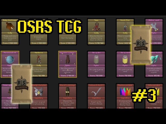 100 PACKS OPENED (OSRS TCG #3)