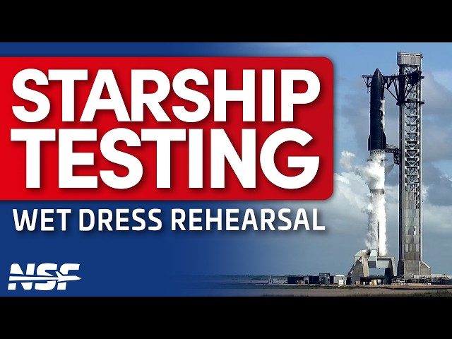 SpaceX Conducts Launch Rehearsal ahead of Starship Flight 14