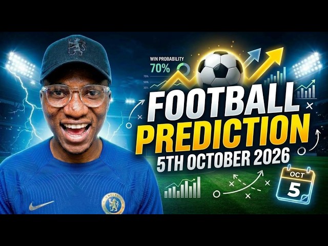 FOOTBALL PREDICTIONS TODAY 05/10/2026 SOCCER PREDICTIONS TODAY | BETTING TIPS, #footballpredictions