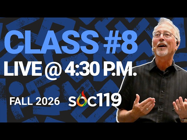 Sociology Professor Answers Student Questions | 26FA Class #08 Full Lecture