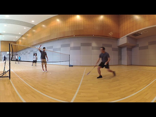 Boring Badminton  360 Degree Garmin Virb Test Video - Part 2 or 2