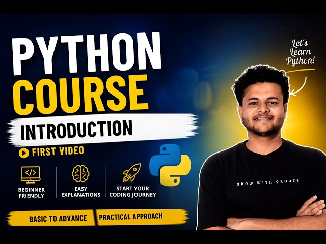 Python Course for Beginners  | Learn Python from Basic to Advanced | Introduction #day0