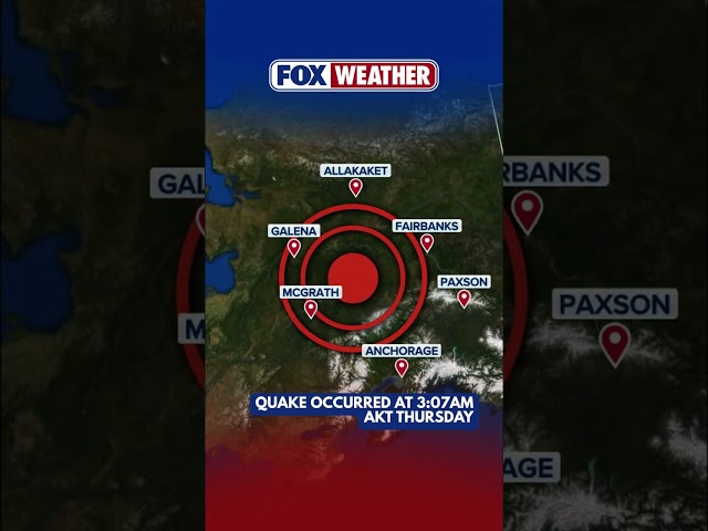 Earthquake Rattles Alaska With Shaking Reported Across Parts of the Interior