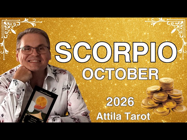 ♏Scorpio October 2026 💰Time to Manifest💰 Money Career Finance Tarot Reading