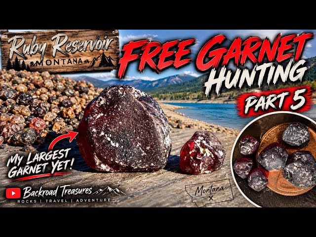 I FOUND THE GARNET OF A LIFETIME! ❤️‍🔥 | Ruby Reservoir Free Garnet Hunting – Part 5