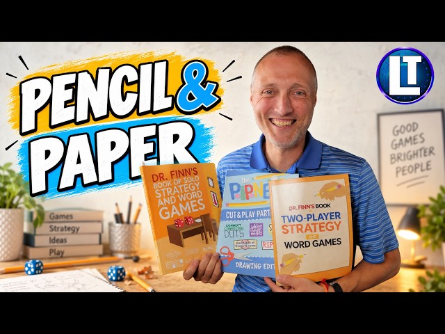 The Best Strategy Games You Can Play With Just a Pencil - From Dr. Finn!