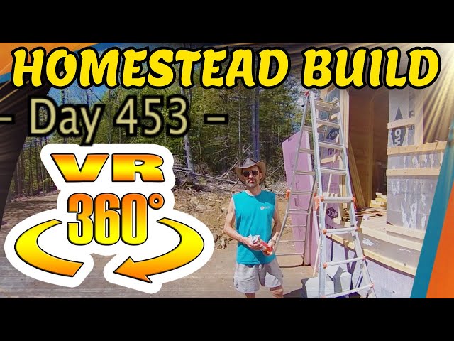 Homestead Building - Mini House Insulation, Working Solo, Using Old Rusty Nails