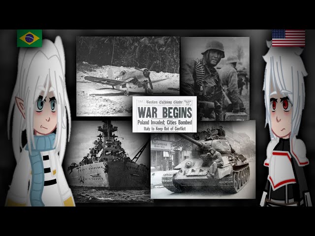 Medieval Worlds react to World War 2 (WW2) | All Parts | Gacha React 🇧🇷🇺🇸