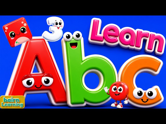 Toddler Learning Videos For 5 Year Olds | ABCs, 123s Shapes, and Nursery Rhymes