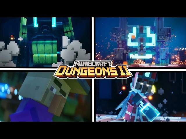 Minecraft Dungeons 2 - ALL BOSSES