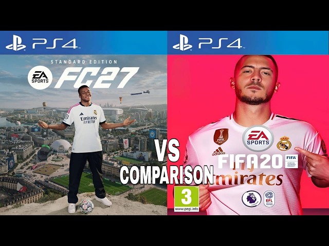 EA FC 27 против FIFA 20 на PS4