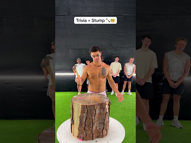 Stump game trivia 😂🤝