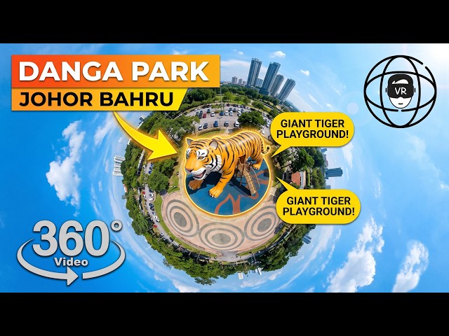 360° VR Danga Bay | Danga Park | Smart Park in Johor Bahru | 360 Aerial Malaysia 4K