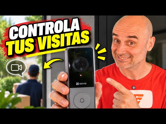 WOW 💥A VIDEO DOORBELL to talk to whoever is at your door 🔔 EZVIZ CP8