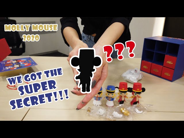 BlindBox Series Pop Mart Molly Mouse Band 2020! 泡泡玛特盲盒开箱2020茉莉鼠年大乐队！🤞Super Secret coming?! 第一次就抽到超隐