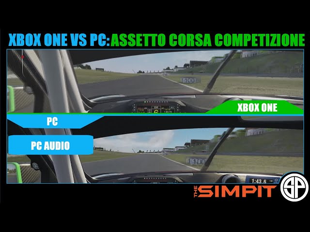 Assetto Corsa Competizione Xbox One против ПК — графика и звук