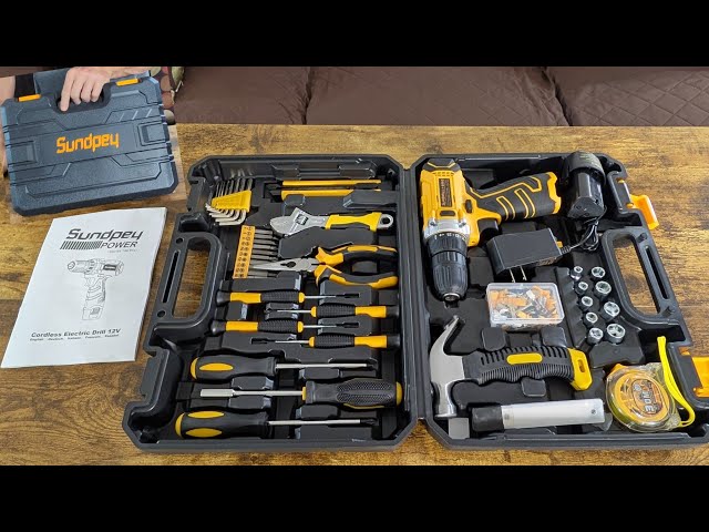 Sundpey 166-PC Small Basic Home Tool Kit Review 