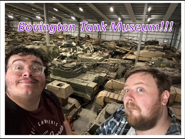 Visiting the Tank Museum in Bovington!