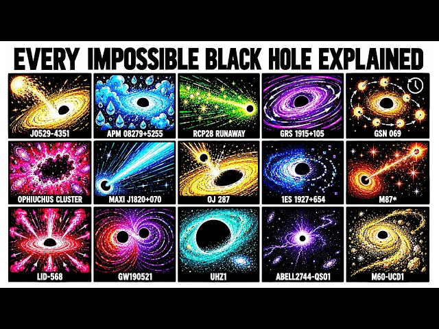 Every Black Hole That Shouldn’t Exist Explained in 14 Minutes