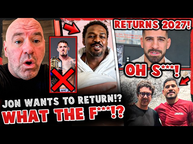 Jon Jones WANTS TO RETURN after Tom Aspinall VACATED!? Ilia Topuria RETURNS Feb. 2027!? Alex Pereira