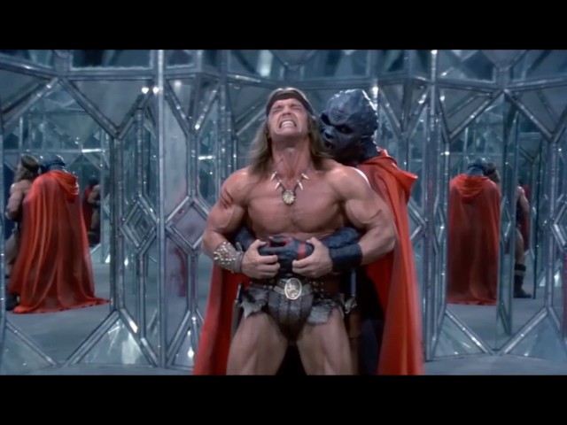 Conan The Destroyer (1984) | Conan vs Thoth Amon Man Ape | Extended Fight | Alternate Ending