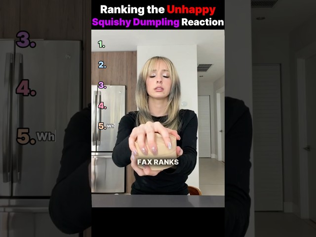 Ranking The Funniest Unhappy Squishy Dumpling Unboxing Moments 😡