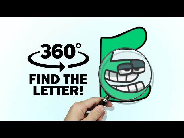 Alphabet Lore E - FINDING CHALLENGE #7 | 360 Degree Video